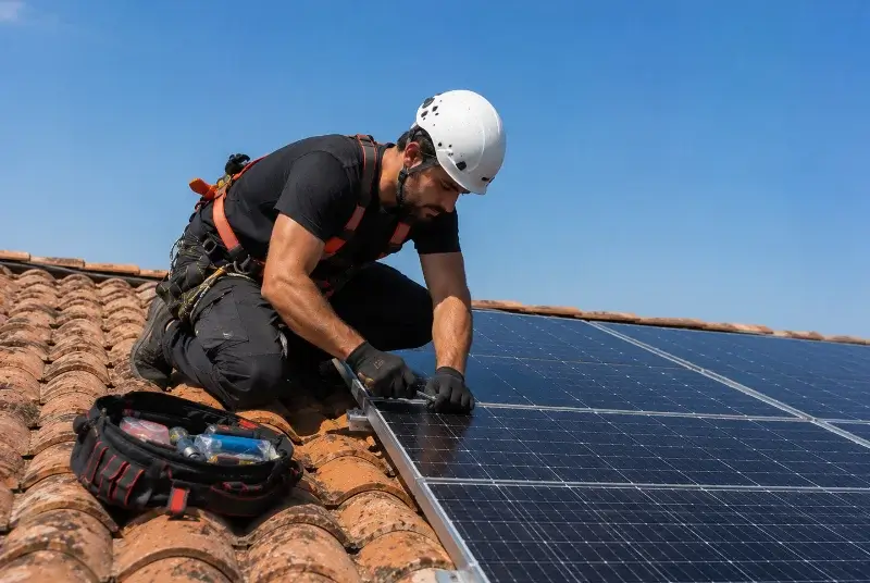 Maintenance et monitoring de panneaux solaires à Terssac
